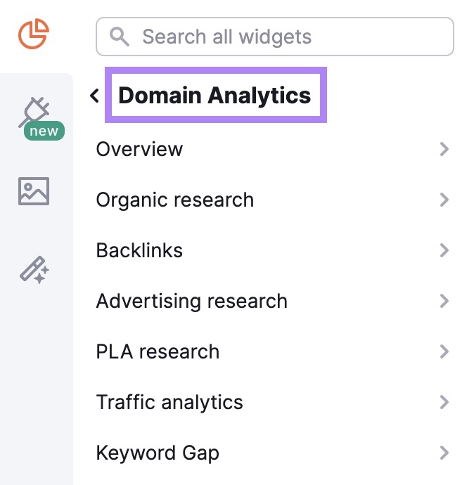 Domain Analytics