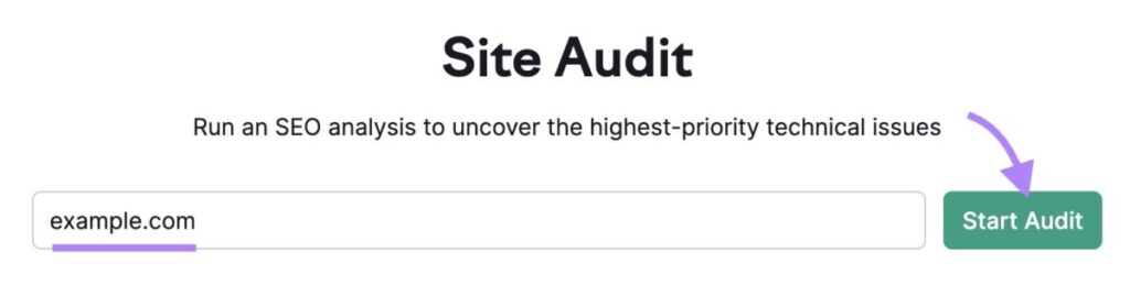 Start Audit